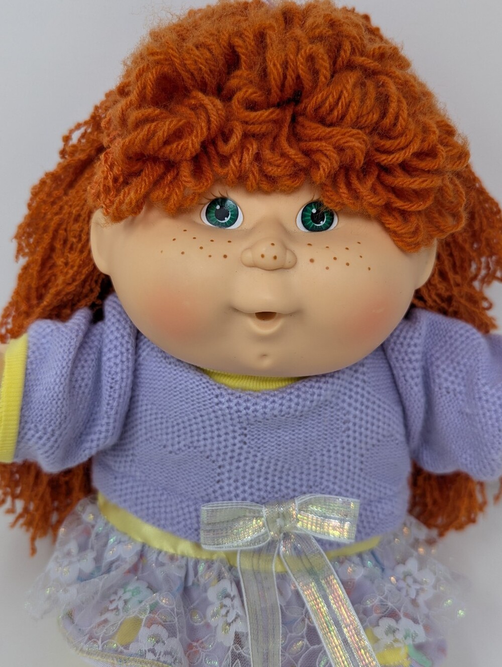 Cabbage Patch Kid Birthday Kid Freckles Red Hair Girl Hasbro Original Clothes